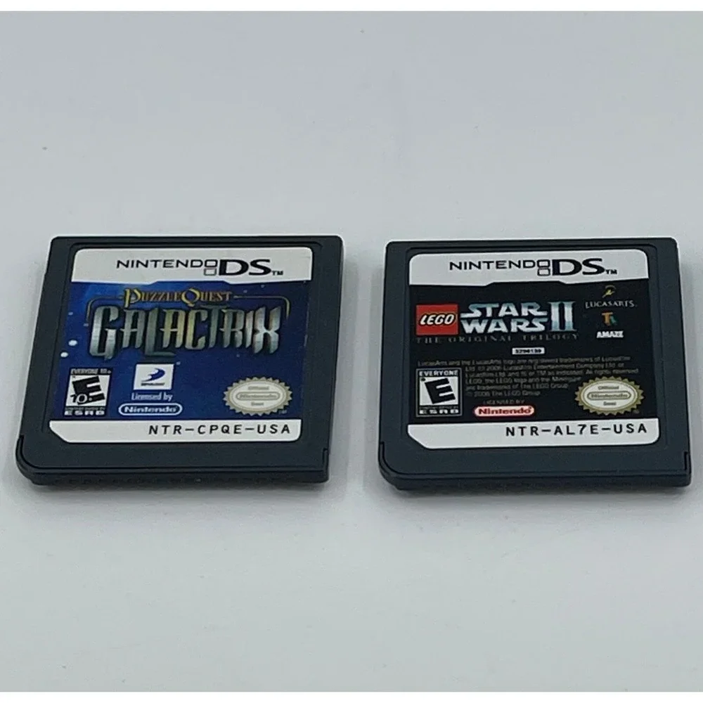 Nintendo‎ DS LEGO STAR WARS II 2 - PUZZLE QUEST GALACTRIX - CARTS ONLY - TESTED